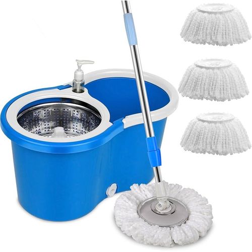 360 Spin Mop Rotating Bucket With Long Adjustable Mop