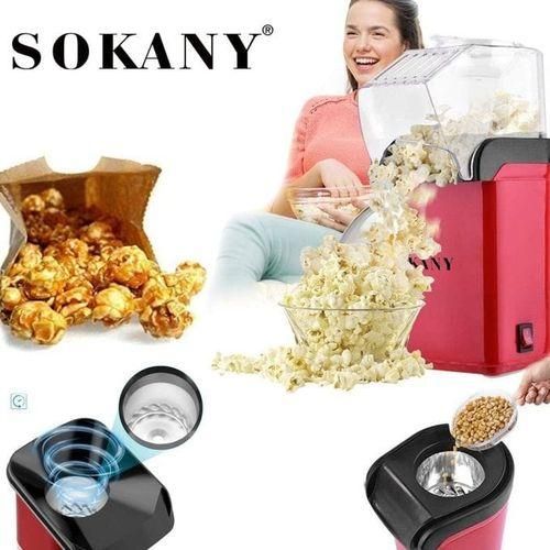 Sokany Hot Air Popcorn Maker Machine, Popcorn Popper For Home