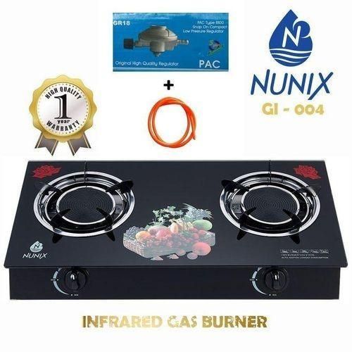 Burner Low Gas Consumption Glass Top Table Infrared Cooker