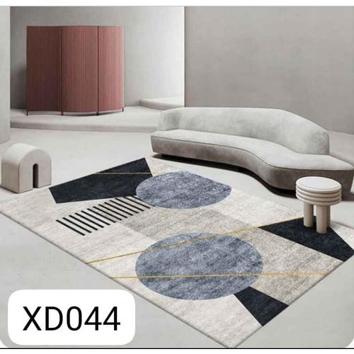 5x8 3D Carpet Abstract Geometric Design