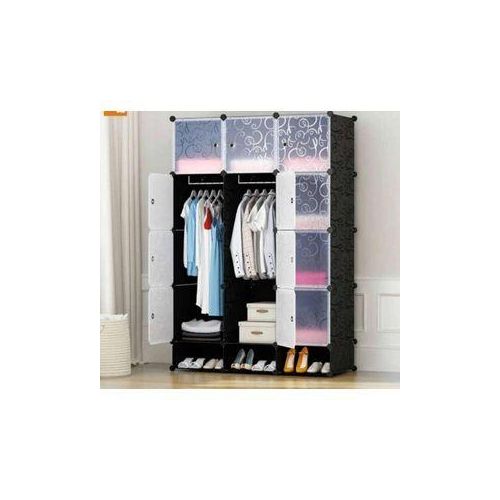 3 Column Portable Plastic Wadrobe