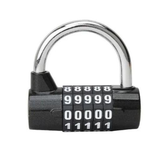 Stellar 50 Combination Padlock 5 Digit Anti-Rust Zinc Alloy Lock for Sheds Gates and Storage