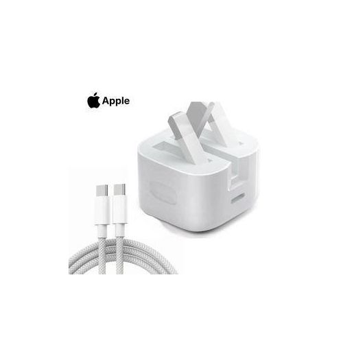 35W Fast USB C Power Adapter Plus Type C Braided Cable for Iphone 16 17 Pro Max Fast charger Type C Wall Plug for Iphone 17 Pro Max/17/ 16 Promax/15 pro Max/15 Pro/15/15 Plus, Ipad + Free 1 M braided Type C cable