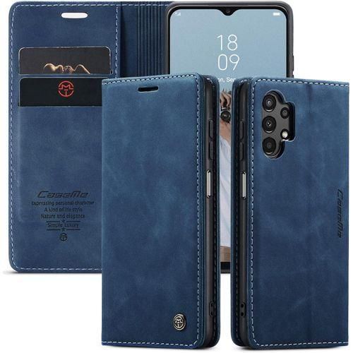 Wallet Case for Samsung Galaxy A13 4G, Matte Texture Retro PU Leather