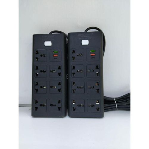 Super Energy 8-Way Universal Extension Socket Power Strip – 10A Heavy Duty Extension Board With 3 USB & Type-C Fast Charging Ports