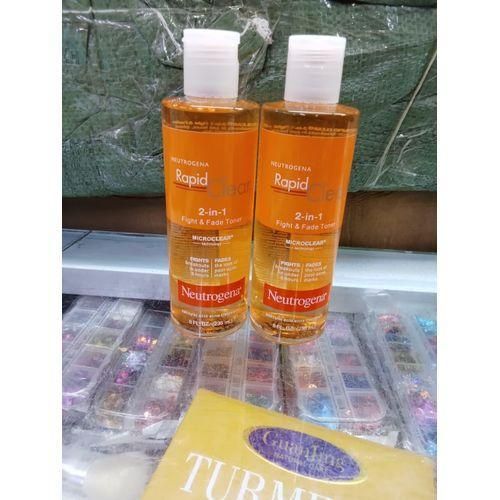 Bright Best 1 piece rapid clear 2 in 1 fight and fade toner to fight breakouts and fade post acne marks with salicylic acid acne treatment by neutrogÃna 236ml