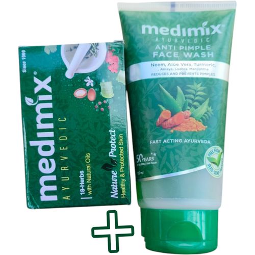Ayurvedic Soap + Anti Pimple Face Wash pp