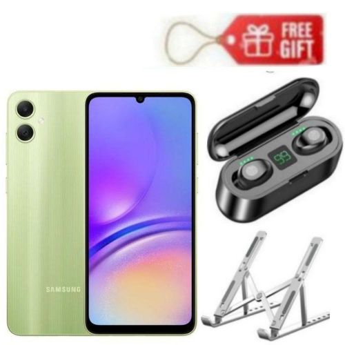 Galaxy A05, 6.7''DISPLAY 4GB RAM + 128GB ROM (Dual Sim) 50MP, 5000mAh , GREEN+ FREE GIFTS - Black