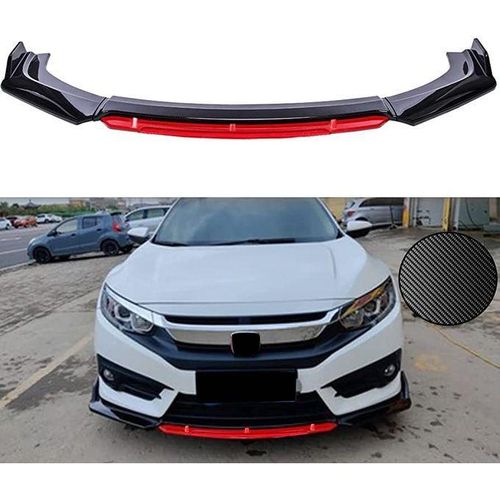4PCS Universal Car Front Bumper Lip Body Kit Splitter Spoiler Diffuser Protector