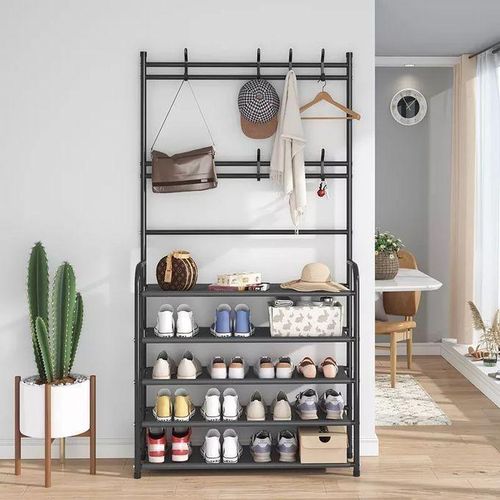 5 Layers Multi Functional Clothes Shoes Hat Rack Storage
