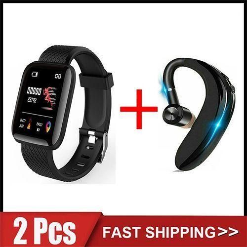 Smart Watch Wireless Bluetooth Headset Set