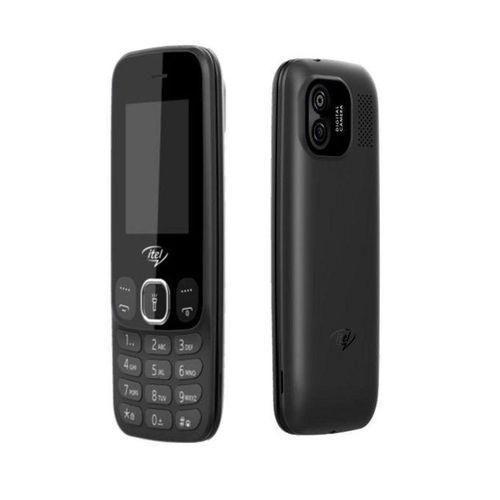 Itel 2166 - 2 Dual SIM - 1000mAh Wireless FM Radio Torch Camera Phone - Black