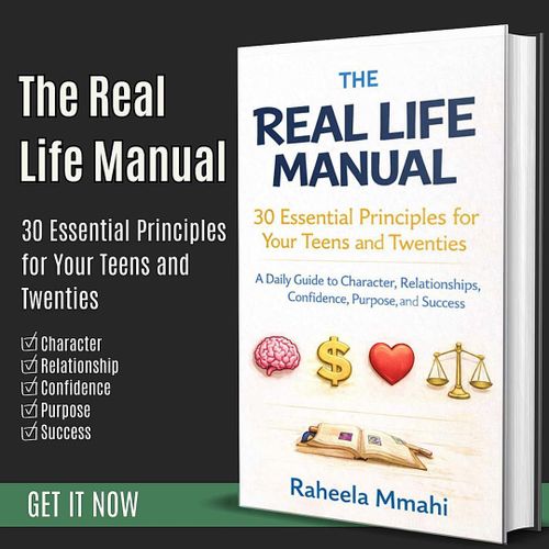 The Real Life Manual Book By Raheela Mmahi