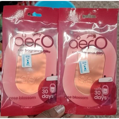 2pcs Aer O Hanging Car Air Freshener Rose Blossom – Long Lasting Car Perfume