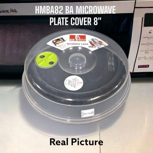 Microwave Plate Covers Clear Plastic Vent Steam Splatter Lid Food Dish 10" 26cm