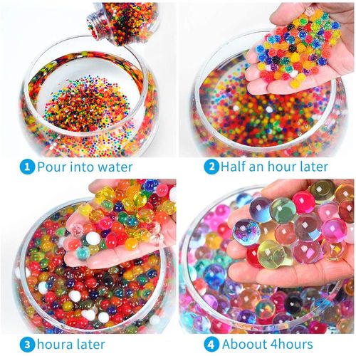 Soft Water Beads Rainbow Mix Growing Balls 90000 Pieces