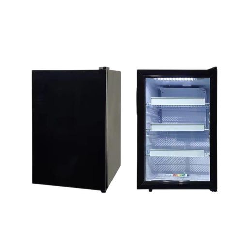 85Litres Showcase Refrigerator Glass Door Display Fridge, Beverage Cooler Refrigerator, Energy Saving Fridge