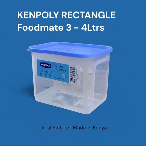 Foodmate Container Rectangle No3 4Ltrs designed to keep your food fresh and well-organized Made from premium food-grade plastic this container is safe lightweight and long-lasting