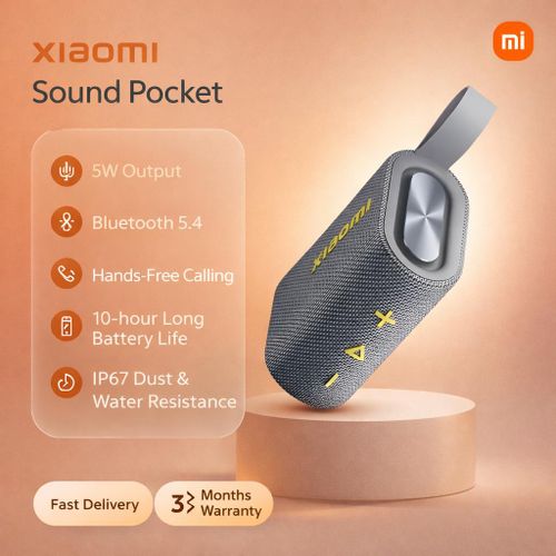 Sound Pocket Portable 5W Output IP67 Dust Water Resistance Smart Volume Balancing Dynamic Woofer Extension 10-hour Long Battery Life Bluetooth 54 TWS Stereo Combo Hands-Free Calling
