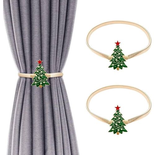 Spring Curtain Holders – Stretchable Curtain Tie Backs for Window Drapes, Durable Home Decor Accessories