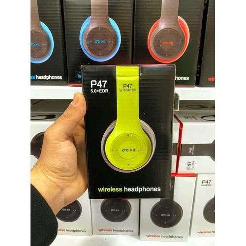 Wireless Bluetooth Headsets with Deep Bass, Noise Cancellation, Long Battery Life, Built-in Mic, Fast Charging, Comfortable Fit, Sweat & Water Resistant Design, Compatible with Android, iPhone & Laptops for Music & Calls