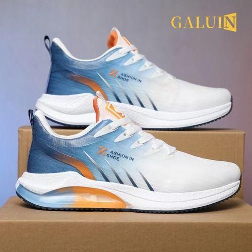 Men's Sports Shoes Soft-soled Youth Running Shoes - Blue