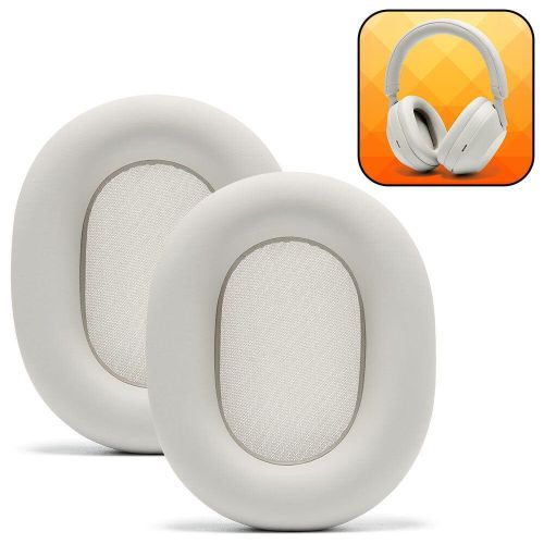 WH-1000XM5 Premium Replacement ANC EarMuff CushionEarpads Leather Cushions with Super Soft Fabric Thick Memory Foam