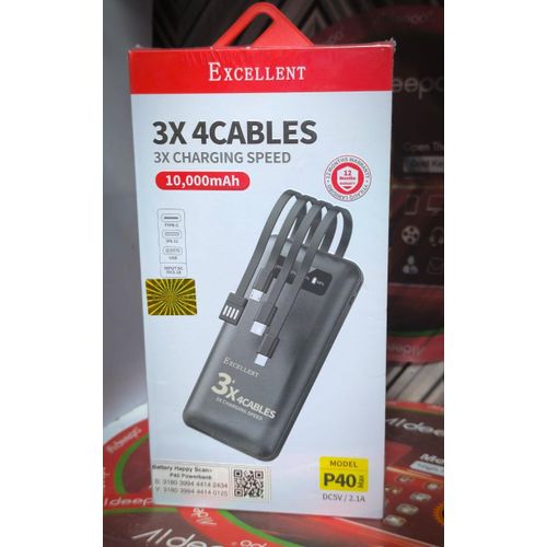 P40 Power Bank – 10,000mAh