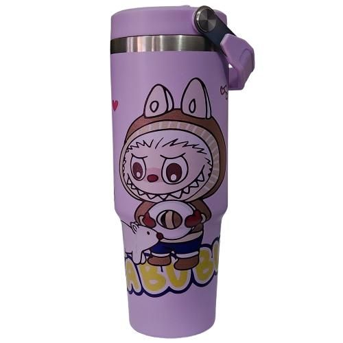 Labubu Thermocup Flask - Purple