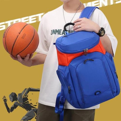 Large Capacity Basketball Backpack 45cm Unisex Sports Bag for Gym Training and Travel