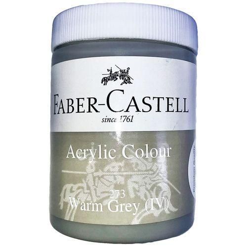 Warm Grey (IV) 140ml Premium Quality Acrylic Paints Colour 273 Fabric Canvas etc.