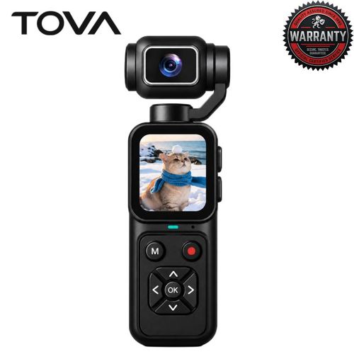 SnapGo HJD09 4K HD Digital Camera 48MP Pocket Vlogging Camera 16X Digital Zoom Handheld Gimbal Camera 1.69-Inch IPS Screen 180° Flip Lens TF Card PC Webcam USB Charging Compact Camera
