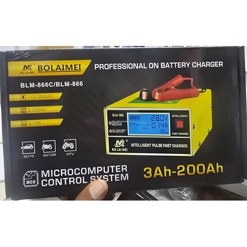 High-Performance Digital Battery Charger with LED Indicators and Protection