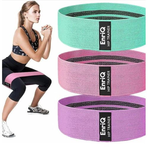 3pcs Booty Bands Fabric High Resistance Glute Bands for Legs Waist and Full Body Workout Non Slip Elastic Fitness Bands for Home Gym Strength Training Yoga Pilates Exercise Set