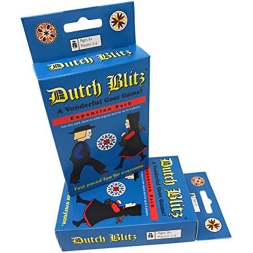Dutch Blitz Expansion Pack Card Game Add-On Deck for Original Game Fast-Paced Family Party Game