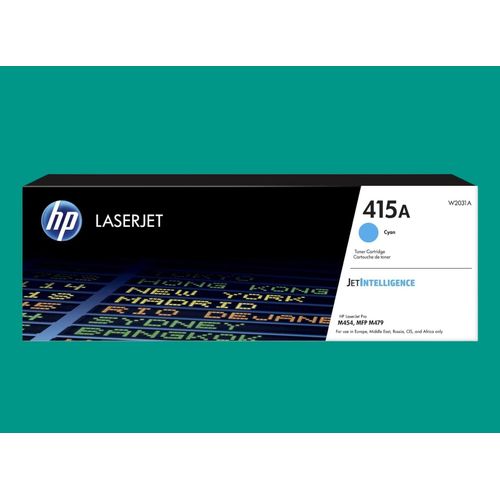 415A Cyan Toner Cartridge W2031A – Compatible with Color LaserJet Pro M454dn/M454dw/M479fdw/M479dw – High Quality Cyan Printer Toner