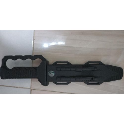 Outdoor Knife Survival with Holster - Bushcraft Knife Outdoor Military - Survival Knife with Fire Steel - Combat Knife Military Sharp