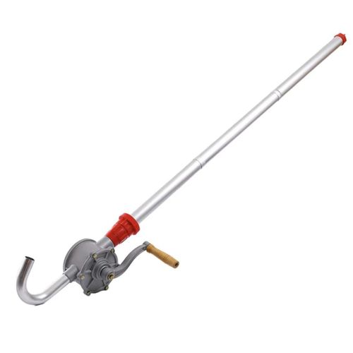 Hand Oil Pump Manual Oil and Fuel Transfer Pump Rotary Drum Barrel Hand Pump Siphon Liquid Fluid Pump Extractor Jerry Can Heavy Duty