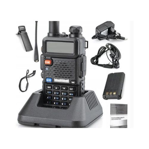 UV-5R Baofeng Handheld Radio 5W Walkie Talkie with Battery & Charger
