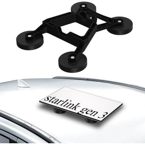 Gen 3 Magnetic Mount Roof Flat Mount for Houses CarsTruck Boat Roof RV Mounting Kit Sleek and Campact Stainless Steel Base