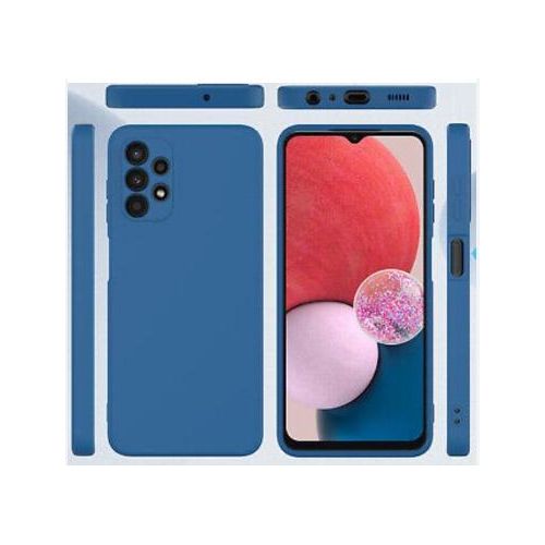 Soft Silicone Back Cover for Samsung Galaxy A23 5G - Blue, anti-fingerprint, anti-scratch, durable silicone case