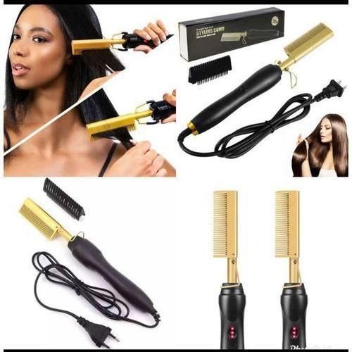 Share this product hot comb Electric Straight Comb Hair Curler Hair