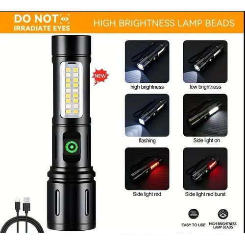 Heavy-Duty Mini Flashlight – Rechargeable, Lightweight & Robust