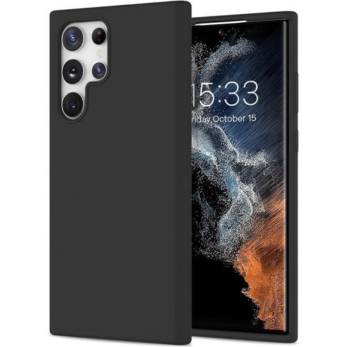 Good Quality Back Cover Case For Samsung Galaxy S22 Ultra 5G-Liquid Silicone Case