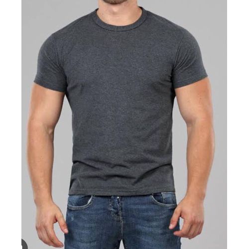 Heavy cotton dark grey muscle tshirts