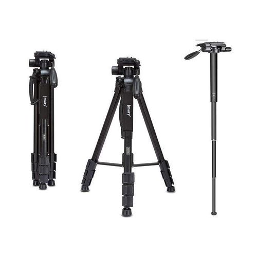 KP-2599 Tripod Stand Heavy Duty Aluminum with Smooth Fluid Head 360 Rotation for Professional Photography and Video