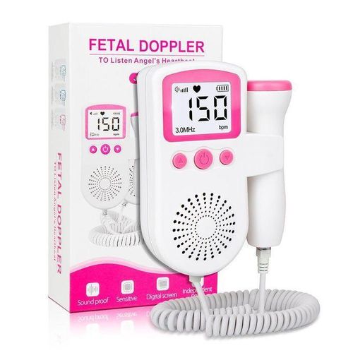 Home Doppler Fetal Heart Rate Portable Pregnancy Baby Heartbeat Monitor for Pregnant Women Household Ultrasound Prenatal Detector