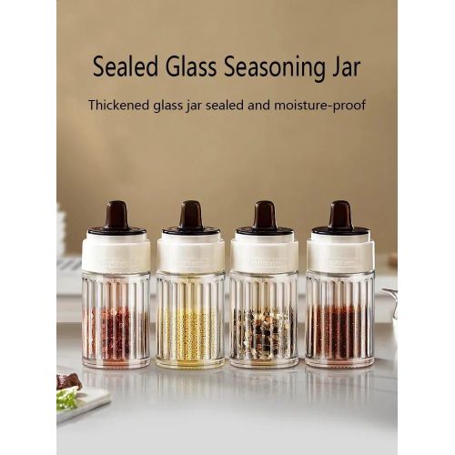 260ml, Stripped/Sealed Seasoning Glass Jars