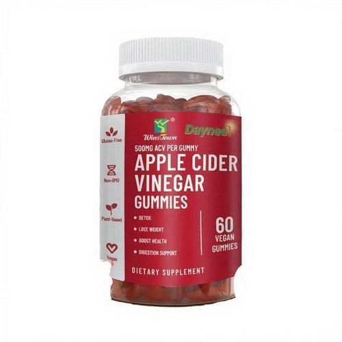 Daynee Apple Cider Vinegar Gummies 500mg Dietary Supplement for Detox Weight Loss Cholesterol and Energy