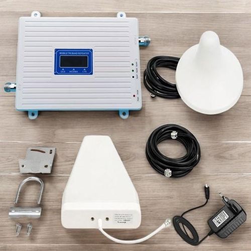 2G 3G 4G Cell Phone Signal Amplifier, Omnidirectional, Tri-Band, LCD Display, Easy Install, Best Selling Booster